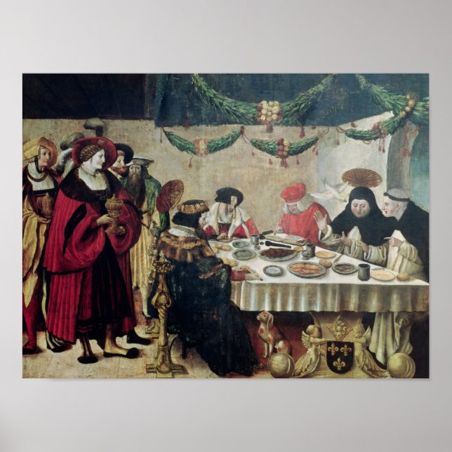 St. Thomas Aquinas  and Louis IX Poster (Front)