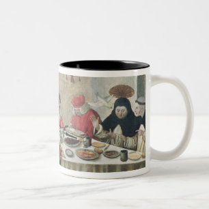 St. Thomas Aquinas and Louis IX Two-Tone Coffee Mug