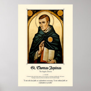 St. Thomas Aquinas Art Print Angelic Doctor