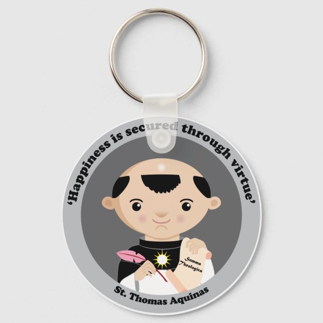 St. Thomas Aquinas Keychain (Front)