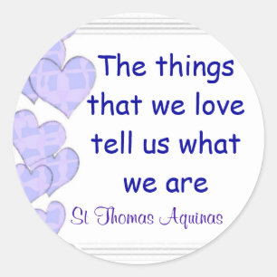 St Thomas Aquinas stickers