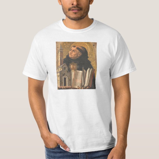 St Thomas Aquinas T-Shirt (Front)