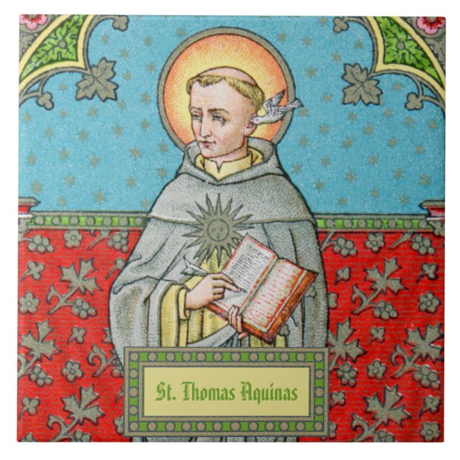 St. Thomas Aquinas (VVP 002) Tile (Front)