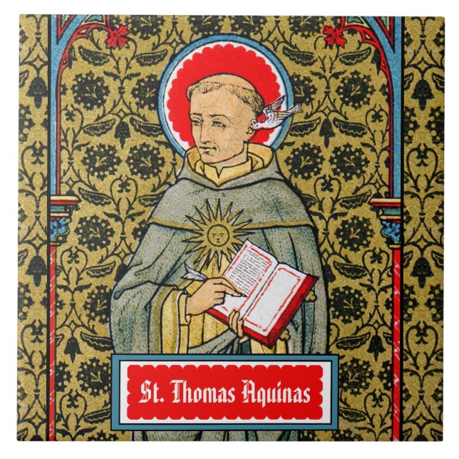 St. Thomas Aquinas (VVP 003) Tile (Front)