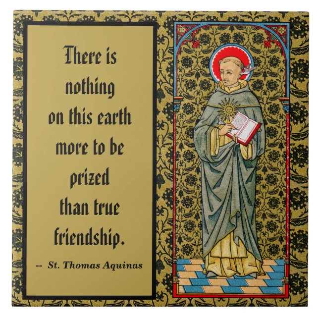 St. Thomas Aquinas (VVP 003) Tile (Front)