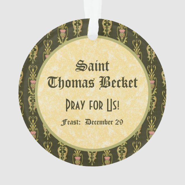 St. Thomas Becket avec épée en mitre (P 005) (dos)