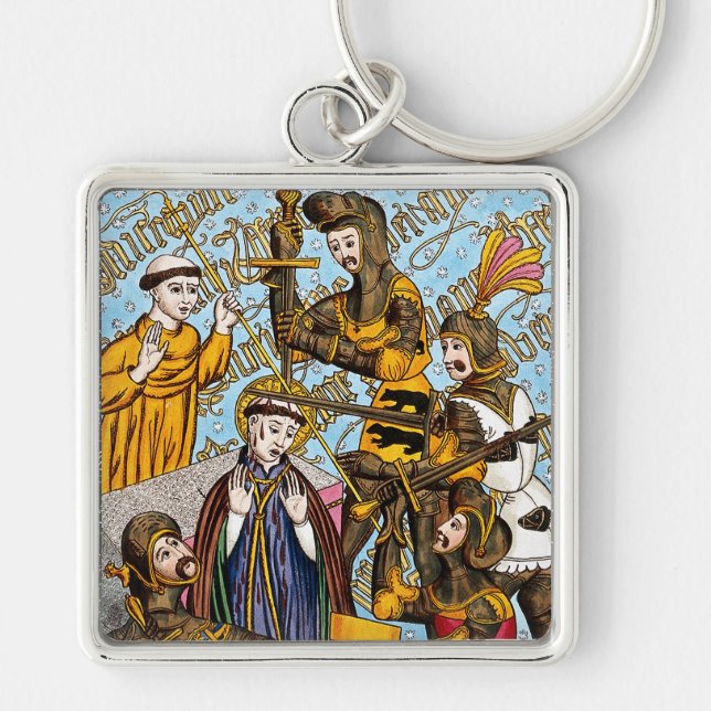 St. Thomas Becket’s Martyrdom (M 031) Keychain (Front)