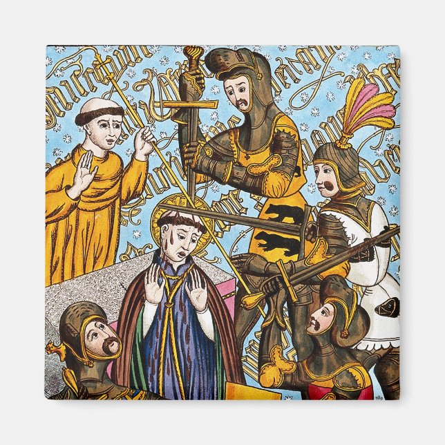 St. Thomas Becket’s Martyrdom (M 031) Magnet (Front)
