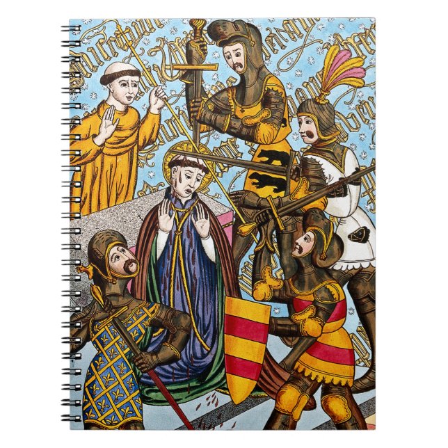 St. Thomas Becket’s Martyrdom (M 031) Notebook (Front)