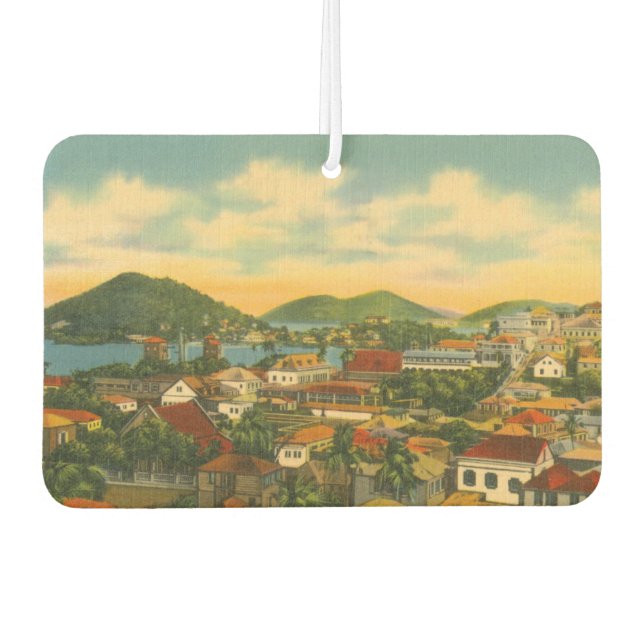 St Thomas Car Air Freshener (Front)