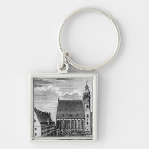 St. Thomas Church and School in Leipzig, 1723 Keychain