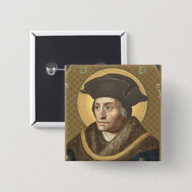 St. Thomas More (SAU 026) 2 Inch Square Button (Front & Back)