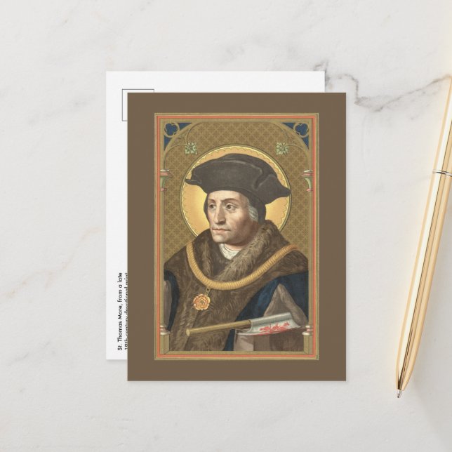 St. Thomas More (SAU 026) Postcard 1 (Front/Back In Situ)