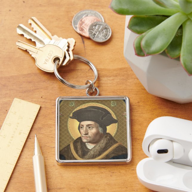 St. Thomas More (SAU 026) Premium Metal Keychain (Desk)