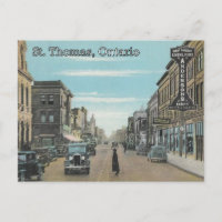 St. Thomas, Ontario - Talbot Street c. 1935