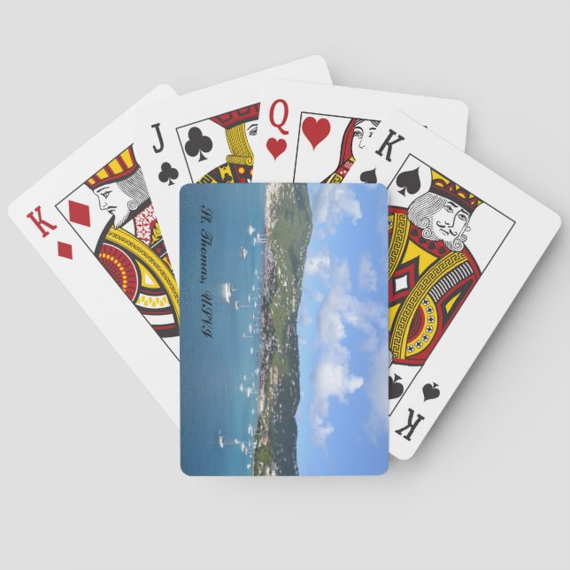 St. Thomas Playing Cards (Back)