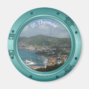 St Thomas Porthole Magnet