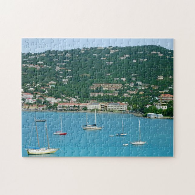 St. Thomas Sailboats Jigsaw Puzzle (Horizontal)