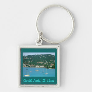 St. Thomas Sailboats Keychain