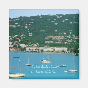St. Thomas Sailboats Magnet