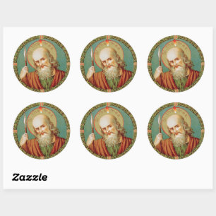 St. Thomas the Apostle (JMAS 12) Classic Round Sticker