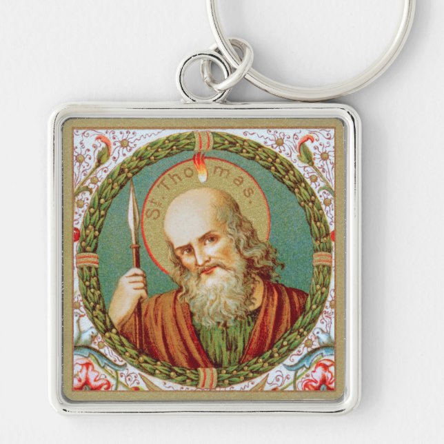 St. Thomas the Apostle (JMAS 12) Keychain (Front)