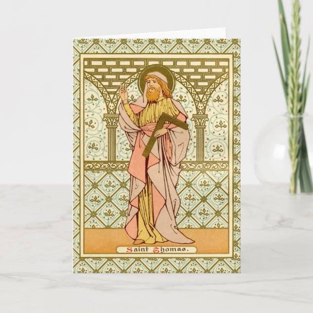St. Thomas the Apostle (RLS 18) Blank Greeting Card (Front)