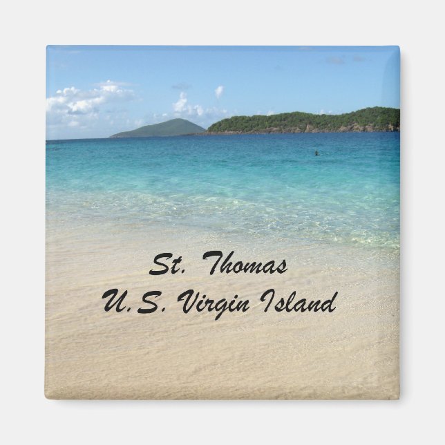St. Thomas, U.S. Virgin Island Magnet (Front)
