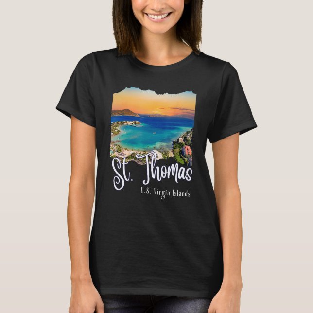 St. Thomas U.S. Virgin Islands Vacation - St Thoma T-Shirt (Front)