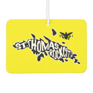 St. Thomas, U.S. Virgin Islands   Yellow Air Freshener