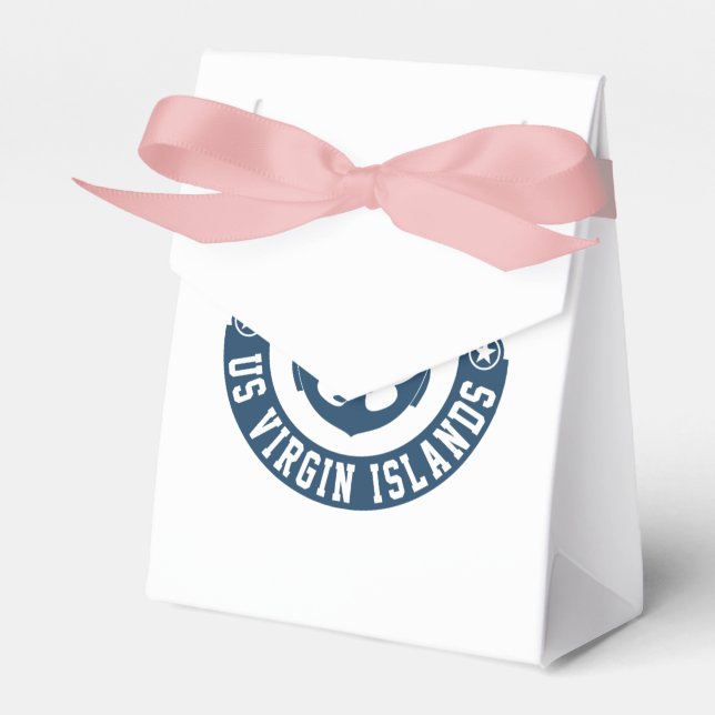 St. Thomas US. Virgin Islands Favor Box (Front Side)