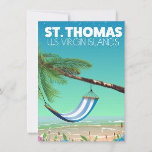 St Thomas US Virgin Islands. Invitation