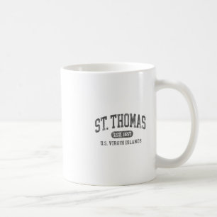 St Thomas Usvi Throwck Text Mens Womens Vacation S Coffee Mug