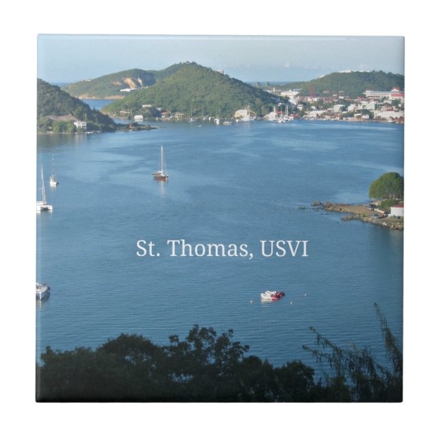 St. Thomas, USVI Tile (Front)