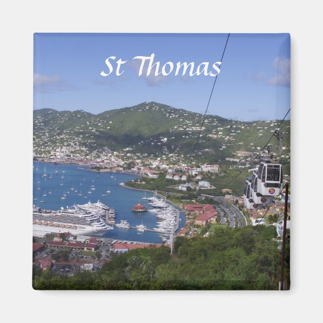 St Thomas View Magnet (Front)