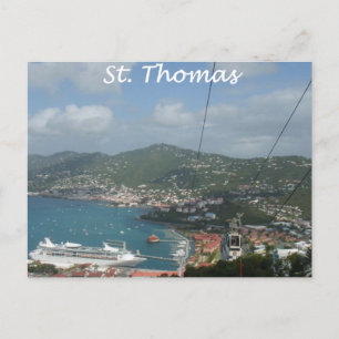 St Thomas View Postcard