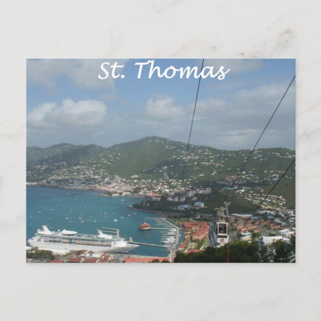 St Thomas View Postcard (Front)