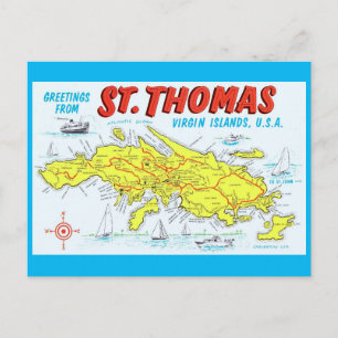St. Thomas Virgin Islands Postcard