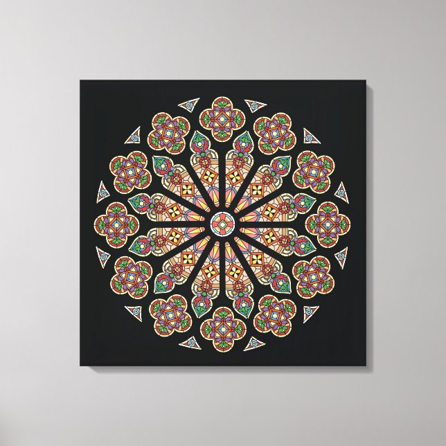 St. Thomas Window canvas 24x24" Print (Front)