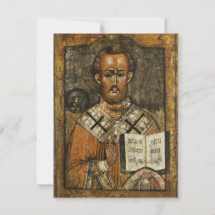 St. Tikhon of Amathus Orthodox Christian Icon      Postcard