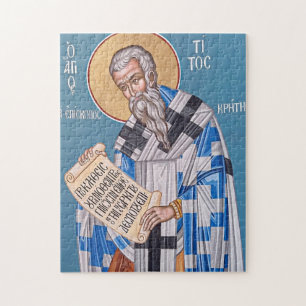 St. Titus of the Seventy Orthodox Christian Icon   Jigsaw Puzzle