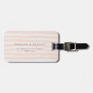 St. Tropez Destination Wedding Luggage Tag