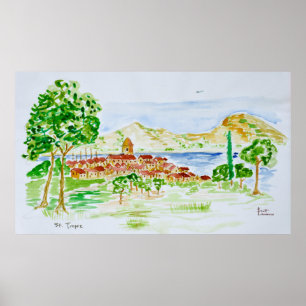 St. Tropez   French Riviera, France Poster