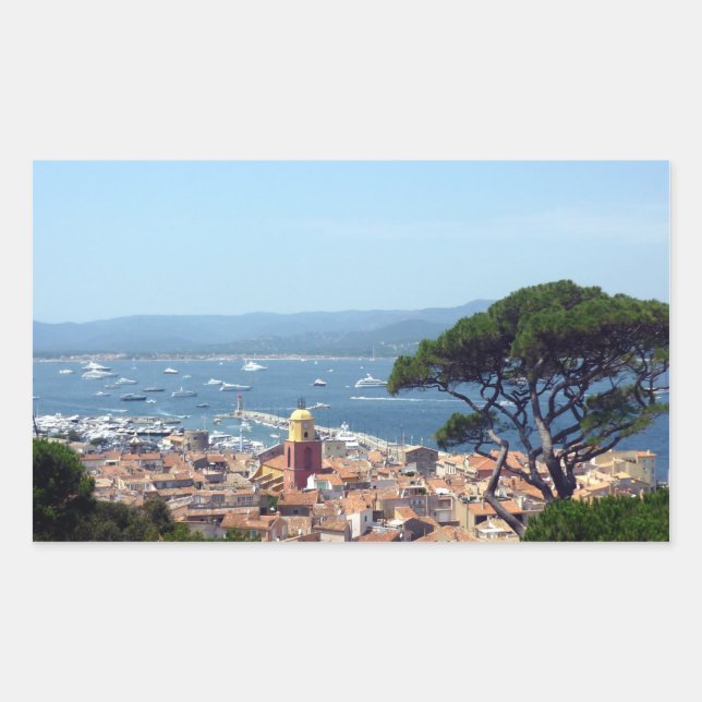 st tropez view sticker (Front)