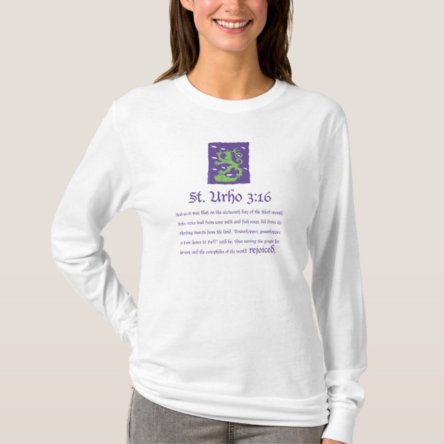 St. Urho 3:16 T-Shirt (Front)