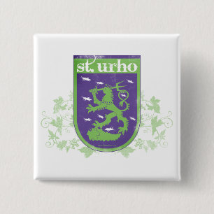 St. Urho Coat of Arms - Button