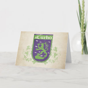 St. Urho Coat of Arms - Card