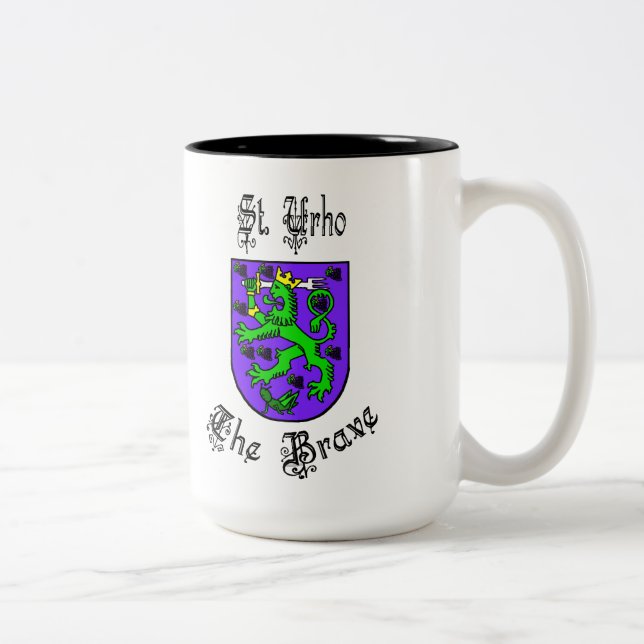 St. Urho Coat of Arms Heritage Mug (Right)