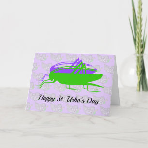 St. Urho's Day Grasshopper Card