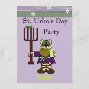 St. Urho's Day Party Invitation  with St. Urho
